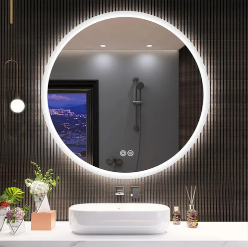 Miroir rond led - miroir, 60cm
