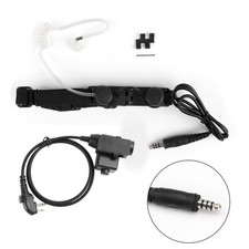 Z-Tactical Throat Mic Adjustable Headset pour Hytera HYT TC-446S TC-500 TC-508'