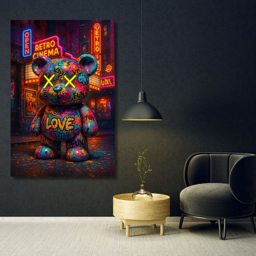 Tableau street art ourson - art,