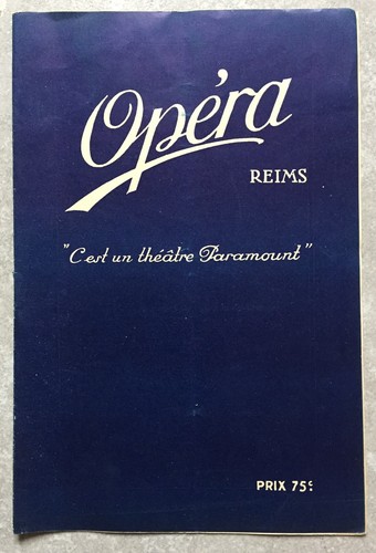 Programme cinema opera reims - programme,