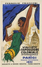AFFICHE POSTER PARIS 1931 EXPO