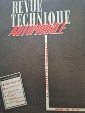 RENAULT FREGATE 1954 1956 REVUE TECHNIQUE AUTOMOBILE 117 1956 DS 19 SOLEX