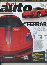 SPORT AUTO n°548 09/2007 MASERATI GRANTURISMO LOTUS 2 ELEVEN FERRARI F430