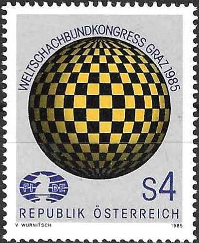 Timbre echecs autriche - echecs,