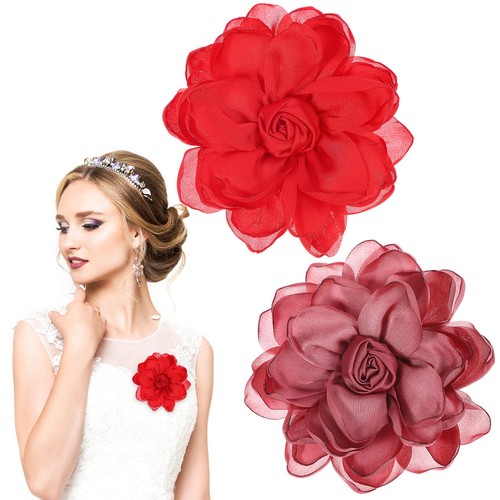Pcs broche fleur - fleur, tissu