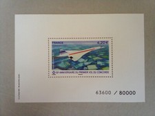 France 1er vol Concorde Neuf MNH mini Bloc Feuillet BF 83 2019