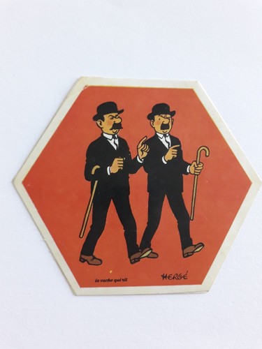Sticker vache qui - sticker, tintin