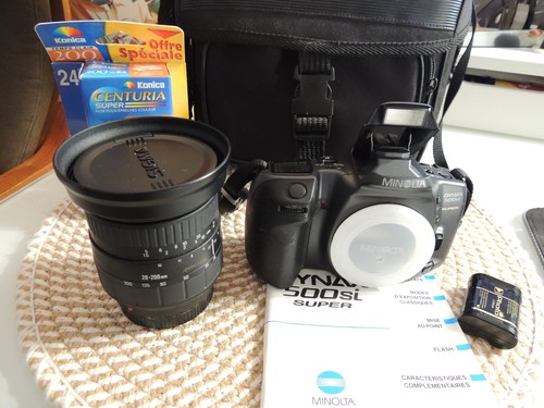Minolta dynax 500si objectif - +,