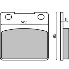 Plaquettes de Frein Avant pour