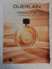 Publicité papier Parfum. Perfume Ad Guerlain Terracotta de 2016