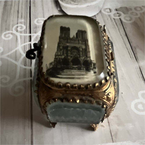 Boîte bijoux métal - bijoux, doré