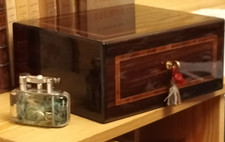 Cave à cigares (100 cigares)  Palissandre et Bois de Rose par Elie Bleu