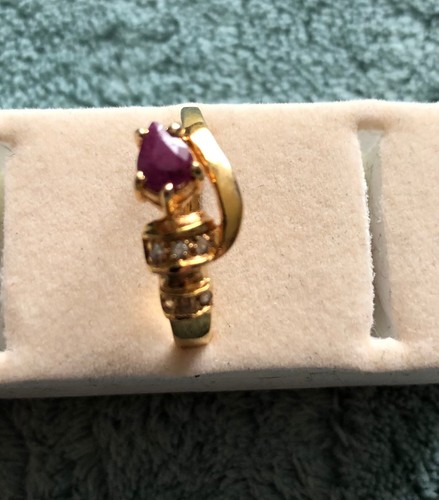 Bague plaque sertie - bague, de