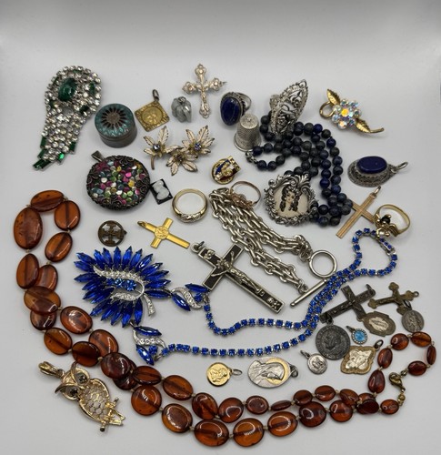 Lot bijoux anciens - lot, et