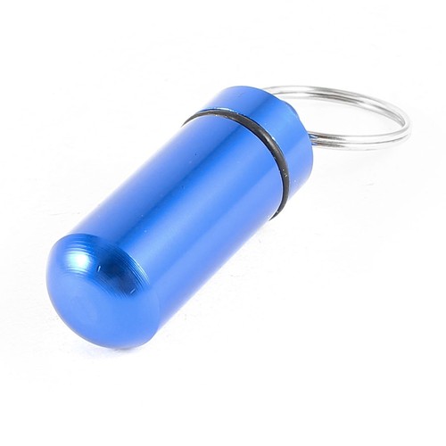 Aluminium porte clé pilulier - aluminium,