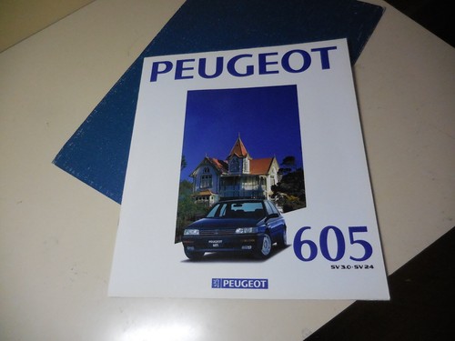 Peugeot 605 japanese brochure - japanese,