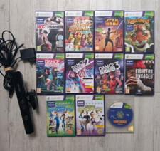 Lot Xbox 360 Kinect Capteur + 11 jeux