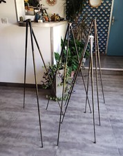 Ancien TRÉPIEDS d’appareil photo Vintage,  1960 70 lot de 4 . pieds de lampe