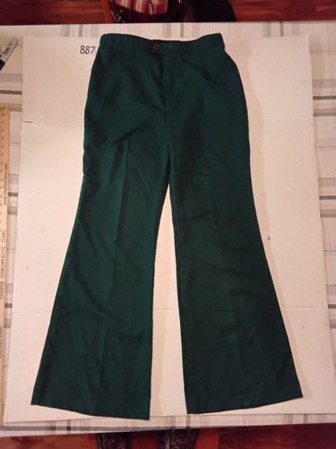 Vtg 70s polyester green - vtg, bell