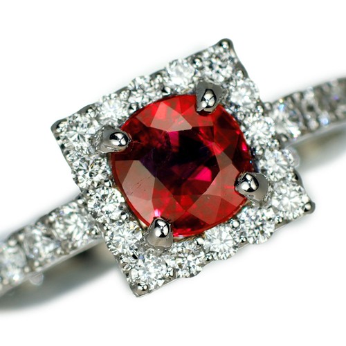 Bague diamant rubis sang