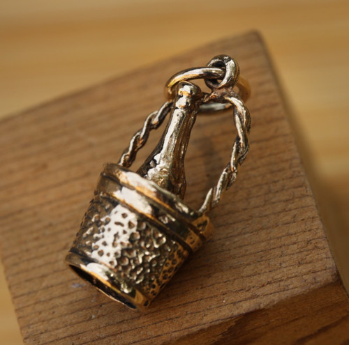 Pendentif breloque seau - pendentif, à