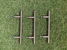 Poignée de porte de placard de cuisine , tiroir , acier inoxydable 5 pièces . TB