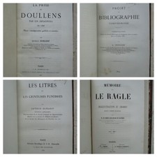 Recueil DOULLENS, JOTAPATA, RAGLE (hallucination du désert), GROLIER, 1855/1869.
