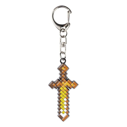 Minecraft metal keychains - minecraft,