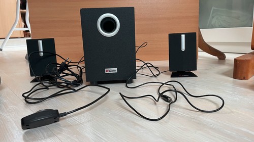 Enceinte avec caisson - enceinte, pc