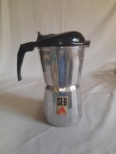 Ancienne Cafetière Pression Alu SEB  6 dl Vintage Café Moka à L’italienne