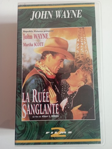 Vhs john wayne ruée - la,