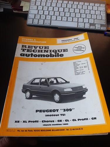 Rta peugeot 309 xe xl - -, "