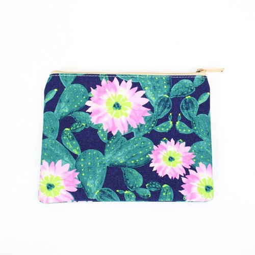 Cactus fleur toile maquillage - fleur,