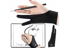 Gant Pour Motif Tablette Graphique Tablette Dessiner Gauche Droite Main Stylo