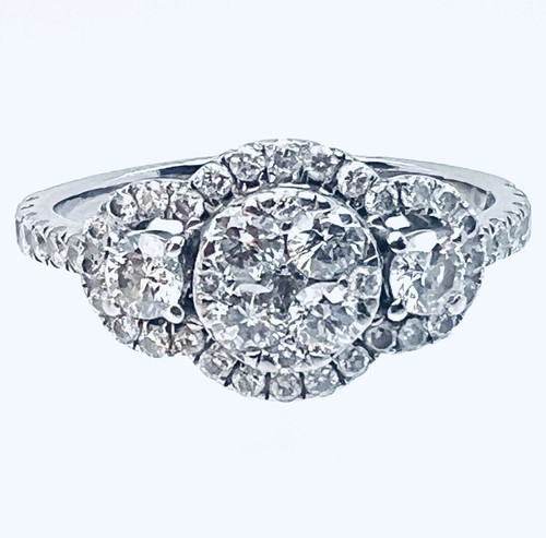 Bague blanc 18 - or, carats