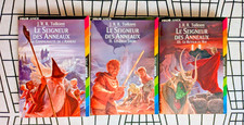 Trilogie 3 LIVRES LE SEIGNEUR DES ANNEAUX Tolkien FOLIO JUNIOR Bon État 