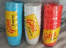 18 Gobelets Vintage Camping Gilac. Années 60