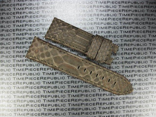 26mm python peau cuir sangle - 26mm,