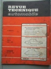 Revue Technique Automobile CITROËN ID 19 B " 1967 " Modèles LUXE & CONFORT