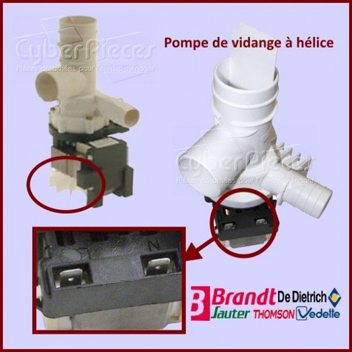 Pompe vidange hélice - pompe, de