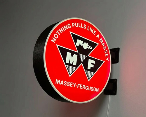 Enseigne lumineuse massey - enseigne,