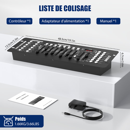 Console contrôle dmx512 à - console, de