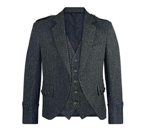Veste laine tweed - en,
