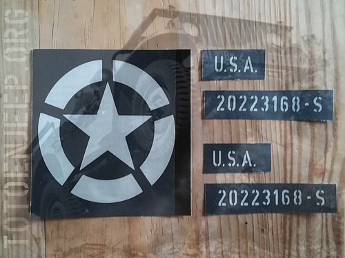 Kit pochoir stencil scale - pochoir, 1/8