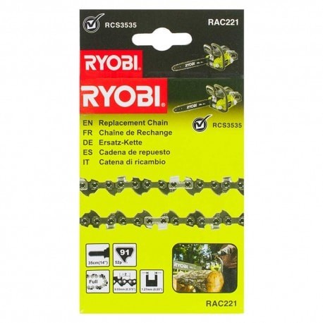 Chaine ryobi maillons 8 - chaine, 3/8"