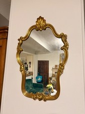 Ancien Miroir Murale Ovale