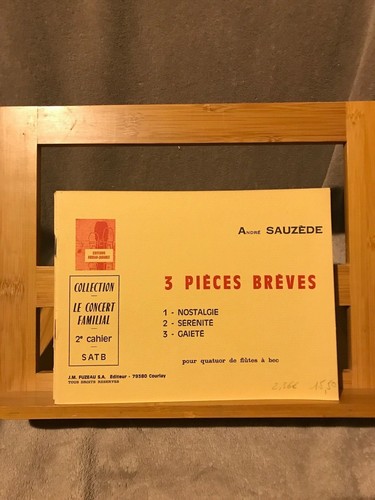André sauzède trois pièces - sauzède,