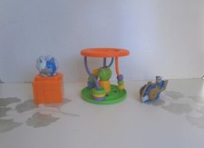 Lot de 3 jouets bébé couleurs vives : 1 boulier + 1 cube magique + 1 voiture