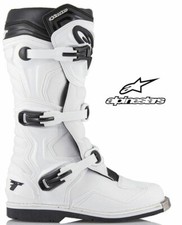 BOTTES MX/SX ALPINESTARS TECH 1  BLANC Taille 42 et 47 Motocross / Enduro /SX MX