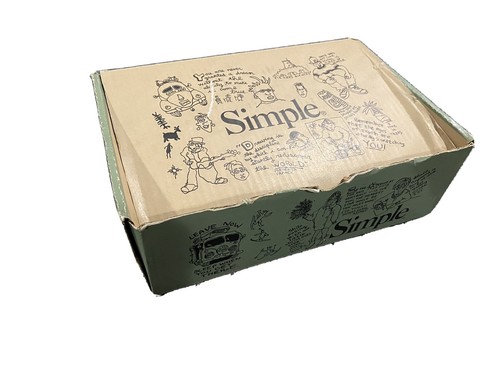 Vintage shoe box simple - -,